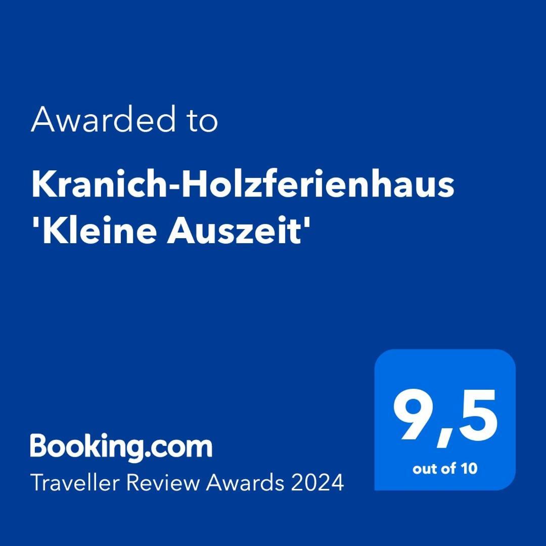 Kranich-Holzferienhaus 'Kleine Auszeit' Rehden 외부 사진